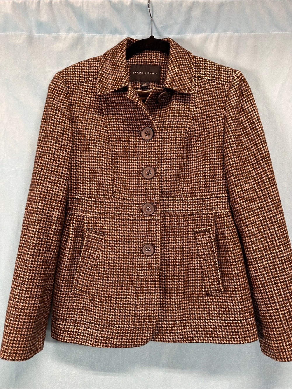 Banana Republic Brown Houndstooth Blazer - Picture 4 of 4